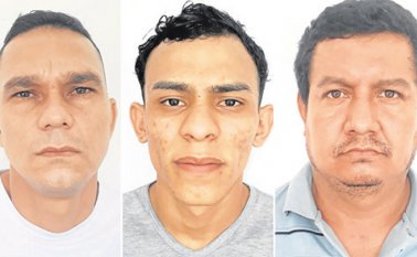 Eduardo Castillo Hernández, Victor Daniel Calvo Castillo y Dennys Alexander Cortés Prato. Cortesía