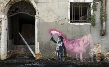 La imagen fue publicada en su cuenta de Instagram. @Banksy