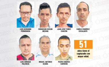 Capturados por abuso. Cortesía