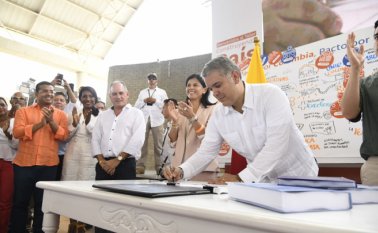 Duque afirmó que hay “que dejar atrás esos sesgos ideológicos, la ponzoña para apostar al fracaso del prójimo”. Colprensa