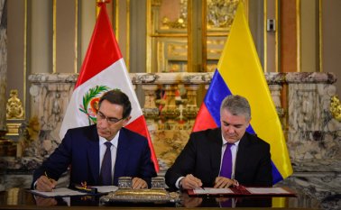 Las declaraciones se hicieron en el marco de la visita de Estado del presidente Iván Duque a Perú. Colprensa