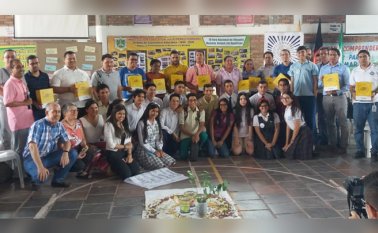 La actividad se desarrolló en la Institución Educativa Julio Pérez Ferrero. Cortesía