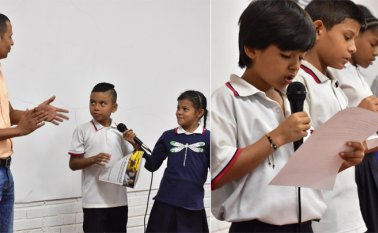 Los infantes también se capacitan en competencias digitales con el Centro de Producción de Contenidos Culturales. Cortesía