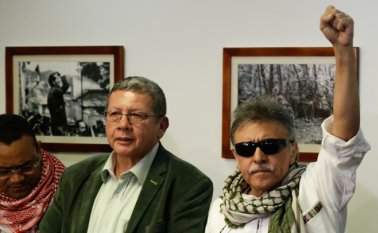 Las declaraciones de Santrich se hicieron horas después de haber sido liberado.  Colprensa