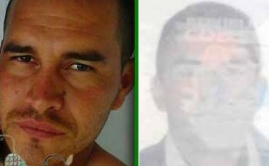 Dagoberto Álvarez (izquierda) era tesorero de la Junta de Acción Comunal de la vereda Miraflores. Cortesía