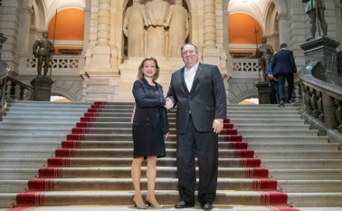 Las visitas del Secretario de Estado hacen parte de la gira europea que inicio el 30 de mayo en Alemania y continuará en Holanda para terminar el 5 de junio en el Reino Unido. EFE