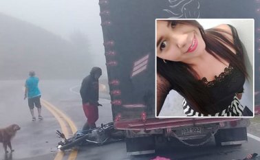 Leidy Andreina Perlaza Torres alcanzó a llamar a sus familiares para decirles que estaban pasando por un sector frío, pero que el viaje iba bien. Cuarenta minutos después ocurrió el accidente. Cortesía