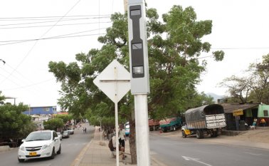 Las cámaras de fotodetección no vigilarán velocidad, según quedó establecido en el contrato con el consorcio.
César Obando