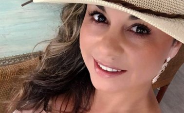 La cucuteña Gineth Fuentes, esposa del fallecido presentador Jota Mario Valencia. Facebook