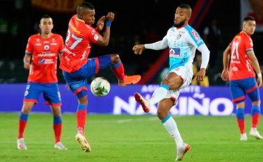 El juego de vuelta en los 90 minutos terminó a favor de Pasto. Colprensa