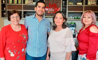 Ana María Rozo, Julián Yáñez, Omaira Ortega y María Ida Arias. Cortesía