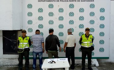 Quedaron a disposición de la Fiscalía General de la Nación. Cortesía