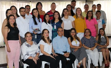 En la foto representantes de las universidades Libre, Pamplona, UFPS, el Sena, Aguas Kpital y las alcaldías de Pamplona y Villa del Rosario. Cortesía