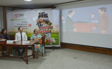 La Cámara de Comercio de Cúcuta y sus aliados, el Sena y la Gobernación de Norte de Santander, anunciaron el primer encuentro comercial ‘Yo compro en mi tierra’, el cual esperan hacer de forma anual. Cortesía