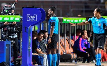La Conmebol estrenó el videoarbitraje en la presente edición de la Copa América de Brasil. AFP