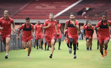 El equipo motilón sigue en pretemporada bajo la dirección del entrenador argentino Pablo Garabello. Cúcuta Deportivo