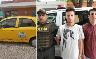 Los detenidos son Danny Josué Muñoz Mendoza, de 23 años, y Jesús Daniel García Escalante de 18. Policía Nacional