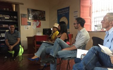 El Concejo Municipal de Cultura de Ocaña se reunió con el asesor de fomento del Ministerio, Luis Alejandro Forero. Cortesía