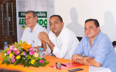 El candidato por el Partido Social de Unidad Nacional a la Alcaldía de Los Patios, Javier Urbina, agredeció el apoyo. Especial para La Opinión