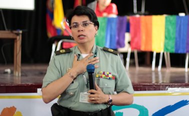 Sandra Mora tiene 47 años y expresa abiertamente su sexualidad. Mario Franco