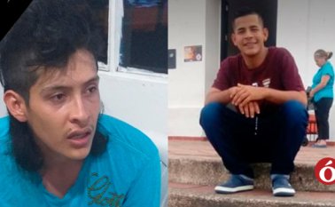 Jonar Montañez, presunto agresor (izquierda). Jefferson Alberto Muñoz Prada, víctima (derecha). Cortesía