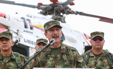 General Nicacio Martínez, comandante del Ejército Nacional. Colprensa