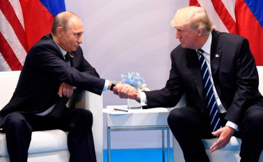 Vladimir Putin y Donald Trump. AFP