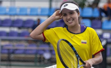 La raqueta número 1 de Colombia en el escalafón de la WTA ahora enfrentará a la checa Linda Fruhvirtova. Archivo