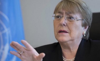 Para Bachelet, "toda privación de libertad de los migrantes y refugiados adultos debería ser una medida de último recurso". Tomada de Twitter