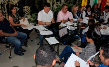 Subcomité de prevención que activó el plan de contingencia para la atención de los afectados por la violencia. Ellos coordinarán la asistencia para este hecho victimizante. Colprensa
