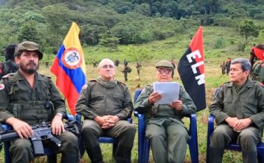 El canciller Carlos Holmes Trujillo recordó que para retomar el diálogo, el Eln deben liberan a los secuestrados y cesar unilateralmente la violencia. Archivo