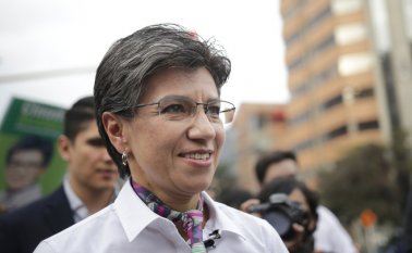 La aspirante a la Alcaldía de Bogotá unió las primeras sílabas de los primeros apellidos de estos dos políticos para referirse a ellos. Colprensa