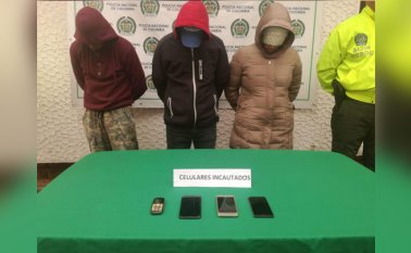 Quedó desarticulada la banda de ladrones en ese municipio. Policía Nacional