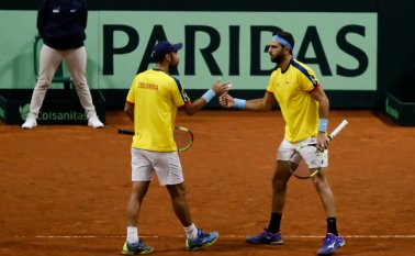 Juan Sebastián Cabal y Robert Farah (Derecha). 
 Colprensa Archivo