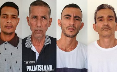 Luis Eduardo Caña Rodríguez, José María Ascencio Contreras, Jean Carlos Cárdenas Leiva y Jair López
Espitia.
 Cortesía