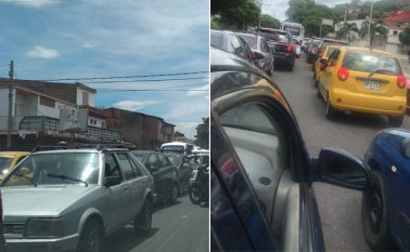 Así se veían algunas de las zonas afectadas por los cierres. La Opinión