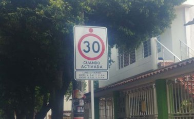 "Con estas señalizaciones no se pretende decir que se va a medir velocidad con las fotomultas en la ciudad”, aclaró Rodolfo Torres, secretario de Tránsito de Cúcuta. Cortesía