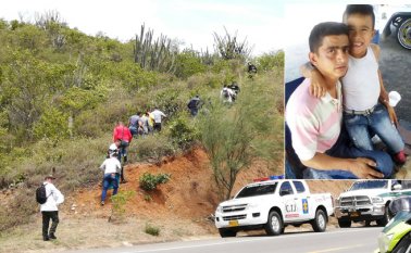 Ayer en la mañana, se organizó una comisión entre la Policía y el CTI de la Fiscalía para llegar al lugar. El viernes 17 de noviembre de 2017, el hombre se llevó a su hijo en un taxi. La Opinión