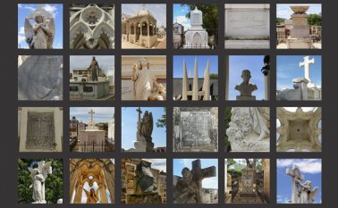 Detalles de las diferentes tumbas del Cementerio Central, el cual es considerado por los investigadores un museo a cielo abierto por tanto allí no solo se aprecian antiguas tallas sino hay historias que hacen parte de la riqueza cultural local. Cortesía
