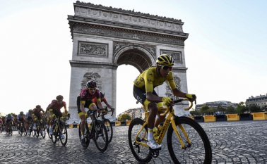 La serenidad mental de Egan Bernal es algo que se destaca.  AFP