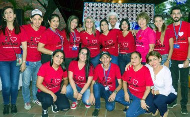 Esperanza Noriega, Giovanny Hernández, Rubiela Moreno,Paola Quintero, Pilar Serrano, María Carrascal, Adán Muñoz, Marilu Álvarez, Amalia Gutiérrez, Kelly Leal y Mateo Soler.Agachados:Ludy Molina,Camila Nieto,Johan Pérez,Luz Mojica y Yolanda Ruiz.
Cortesía de Yuliana Gómez