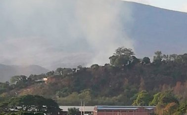 Humo en la frontera. Cortesía
