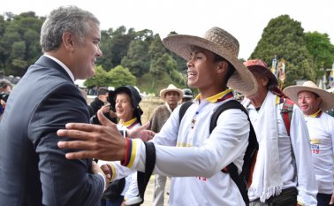 Duque dijo que el Puente de Boyacá es hoy el corazón de la Patria. Presidencia de la República