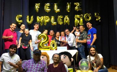 Un brindis con los más cercanos colaboradores y amigos del grupo de títeres Arlequín se cumplió esta semana en la sede del teatro, ubicada en la avenida 10 # 31A-60 del barrio Patio Antiguo. Cortesía