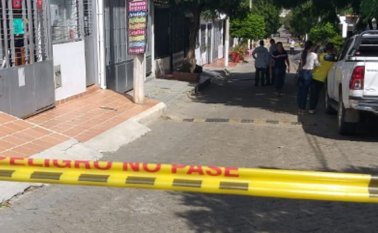 Al lugar arribaron funcionarios de la Brigada Interinstitucional contra Homicidios (Brinho). Andrés González