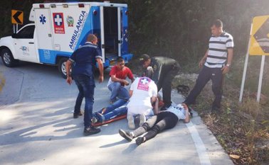 Los lesionados fueron trasladados a un centro asistencial.
Cortesía