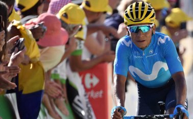 El ciclista colombiano dijo que terminó su ciclo con el equipo español. Su última competencia sería la Vuelta a España. Archivo