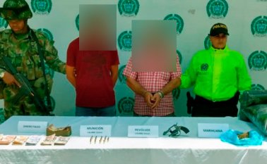 Las casas allanadas serían punto para el almacenamiento de drogas. Cortesía