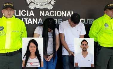 Diana Carolina Buitrago Rojas y Yeferson Estiward Montes Carreño. Policía Nacional