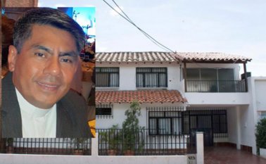 El padre José Alejo Gélvez Vega es el rector del colegio Marco Fidel Suárez y párroco de la iglesia San Antonio de Padua, en El Zulia. Archivo